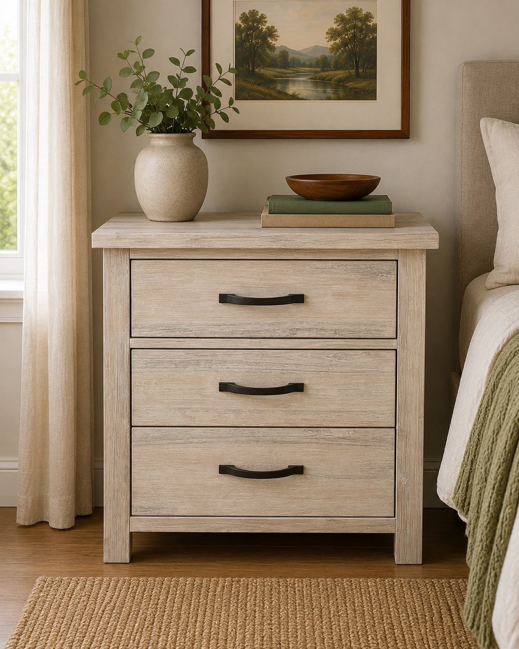 Ballman Drawer Bedside Table