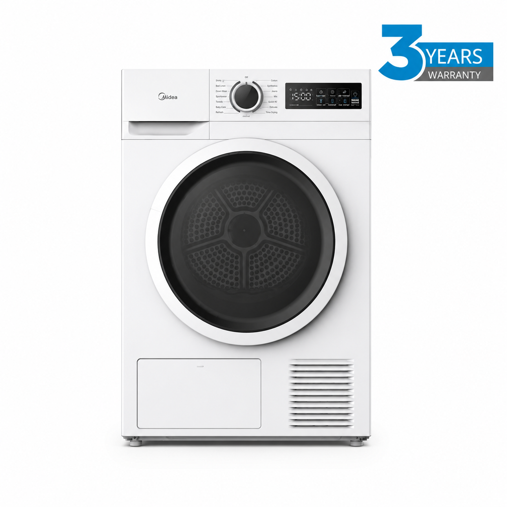 Midea 8KG Heat Pump Tumble Dryer - White Color