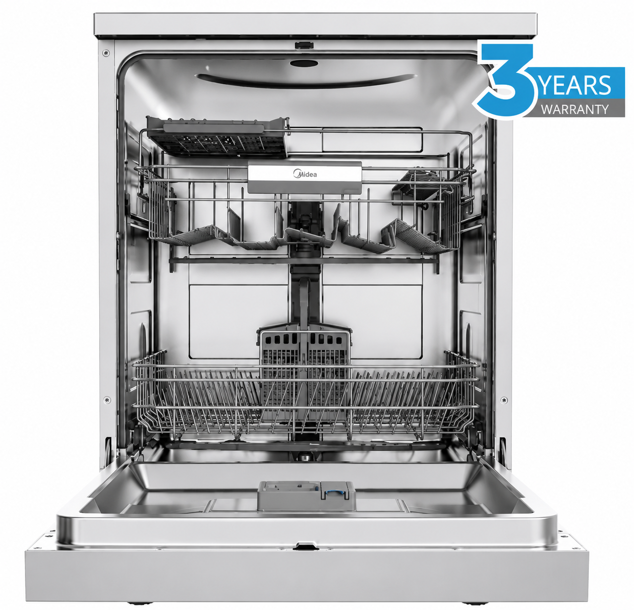 Midea 14 Place Setting Dishwasher Stainless Steel