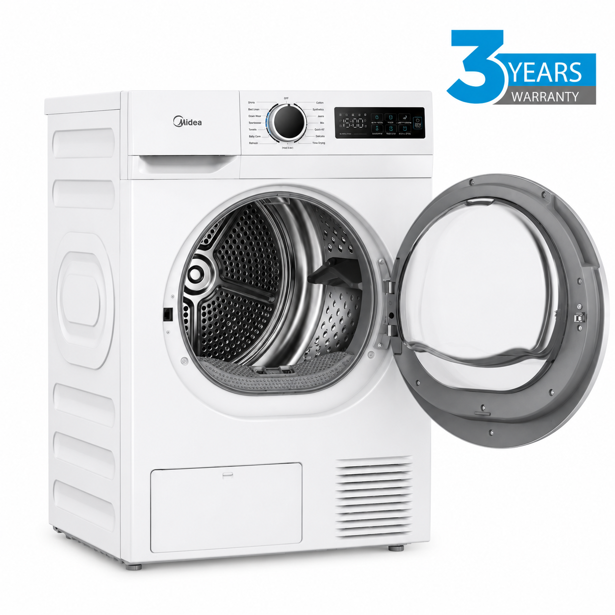 Midea 8KG Heat Pump Tumble Dryer - White Color