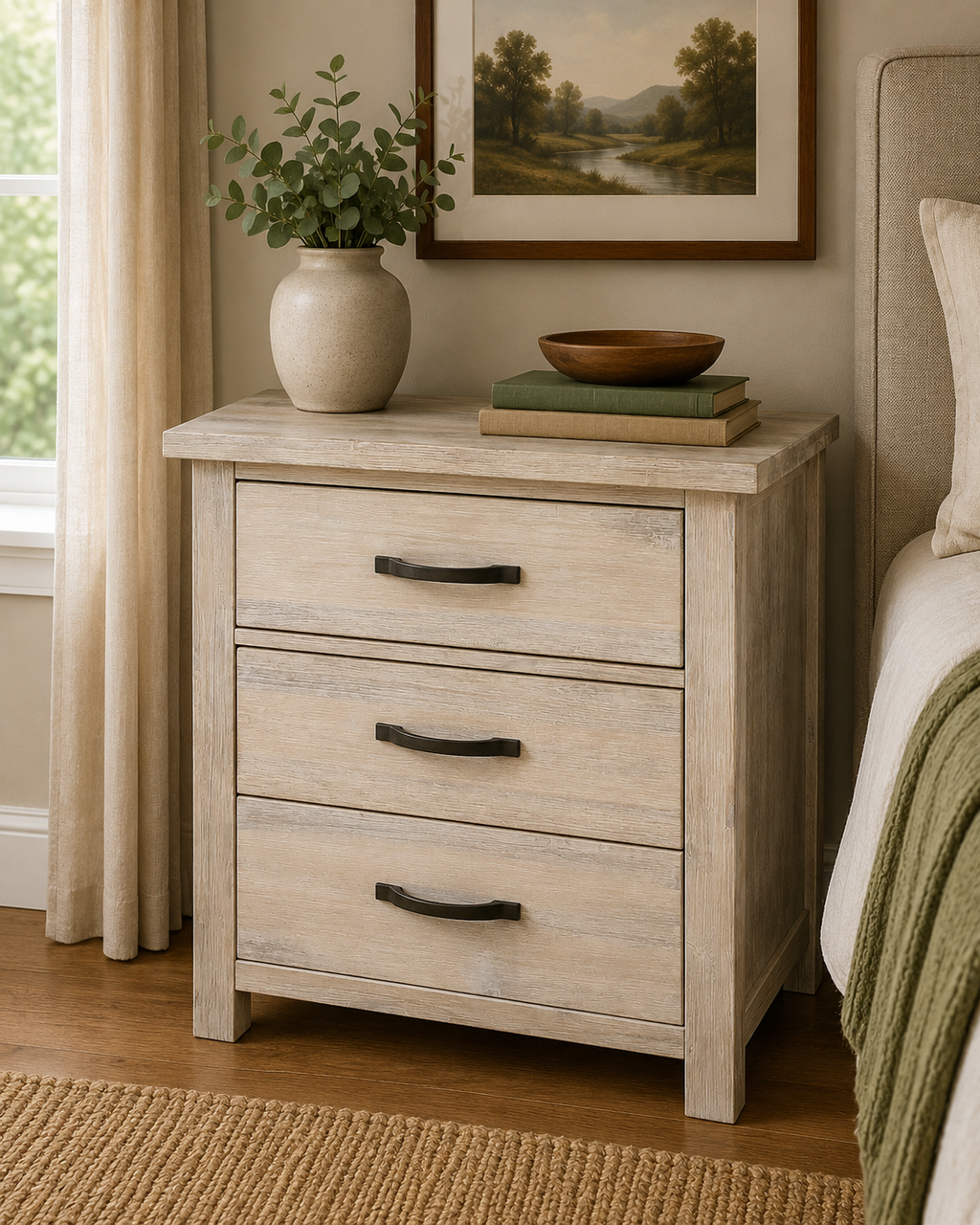 Ballman Drawer Bedside Table