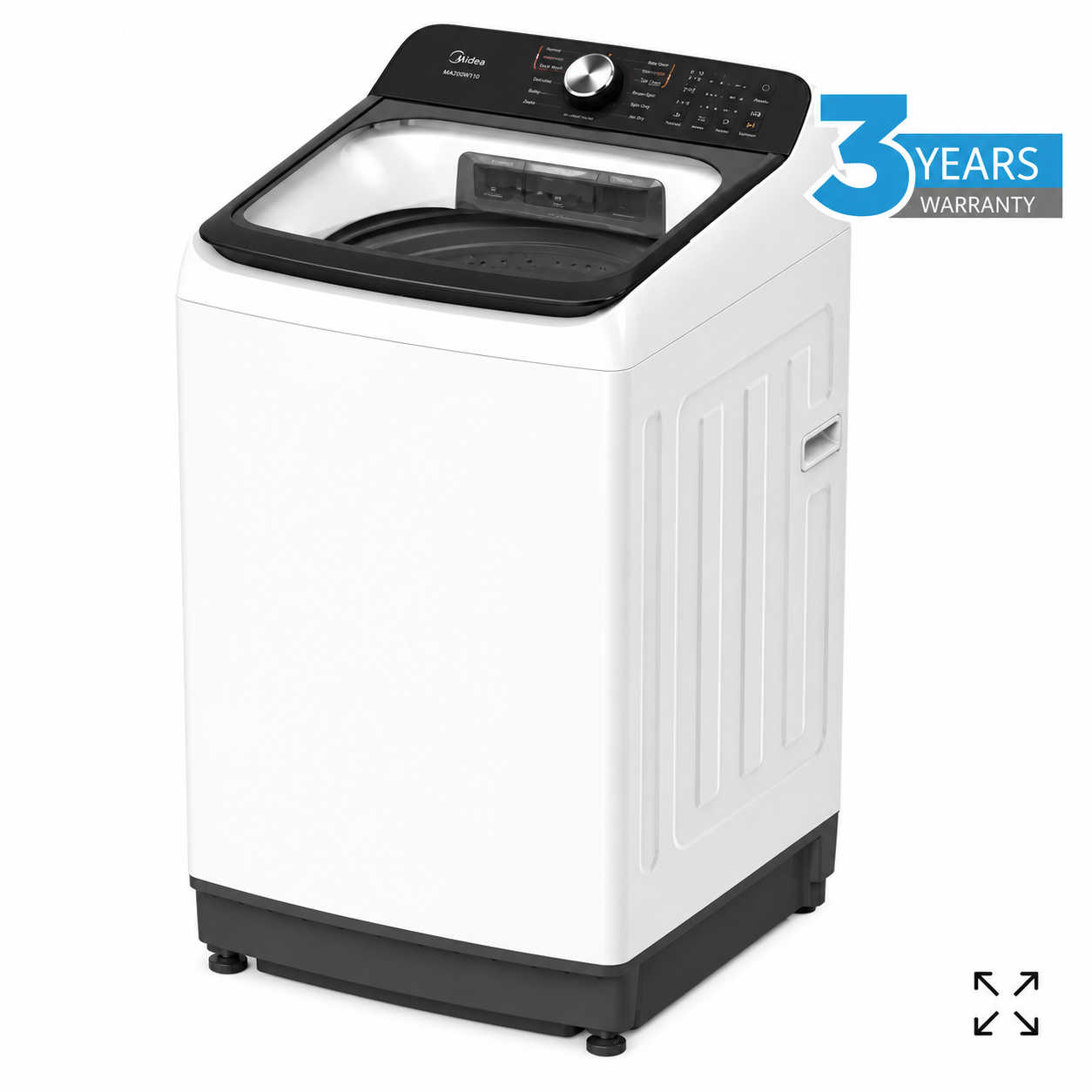 Midea 8kg top loader Rear control Washing Machine