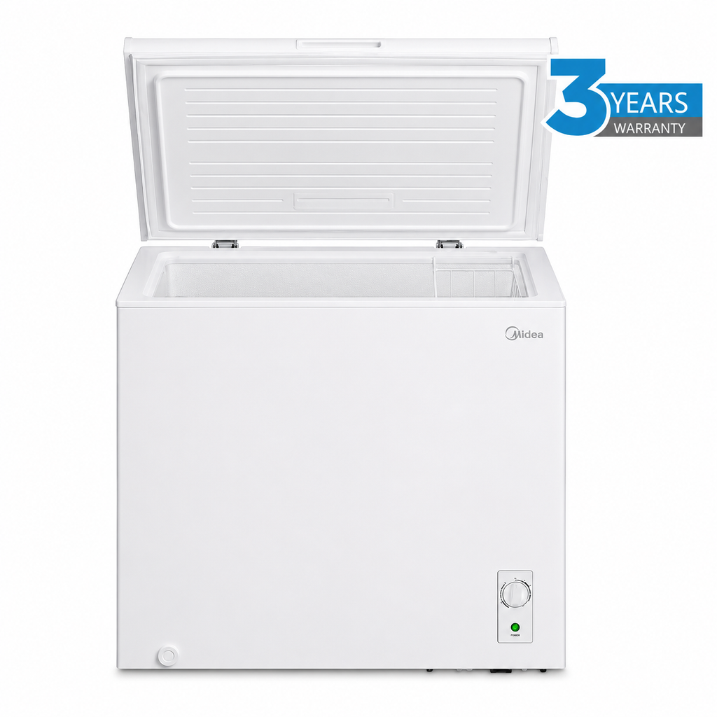 Midea 198L Chest Freezer - White Color