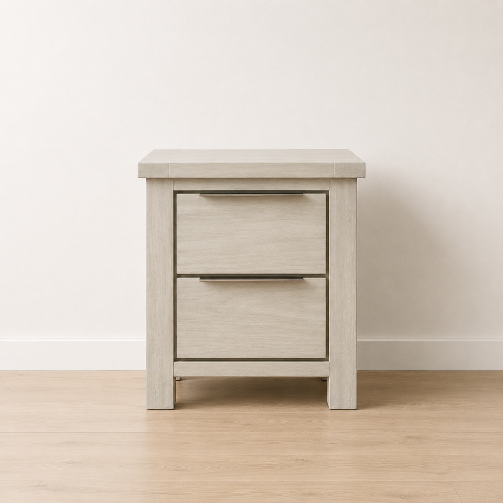 Amanda Solid Timber Bedside Table