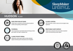 SLEEPMAKER LIFESTYLE 8 HUDSON RANGE