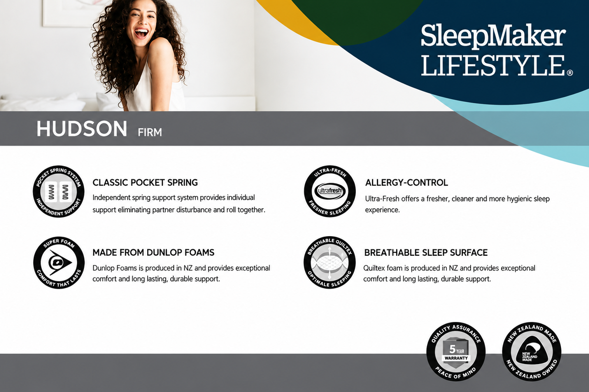 SLEEPMAKER LIFESTYLE 8 HUDSON RANGE