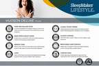 SLEEPMAKER LIFESTYLE 8 HUDSON DELUXE RANGE