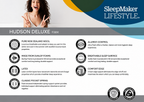 SLEEPMAKER LIFESTYLE 8 HUDSON DELUXE RANGE